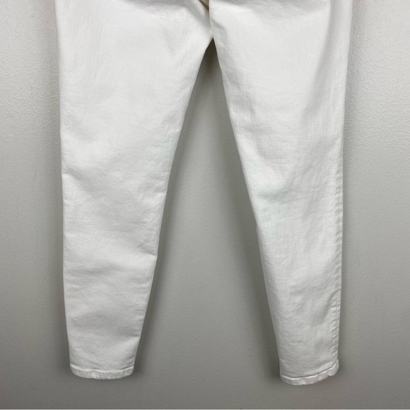 Everlane Mid-Rise Cropped Ankle Skinny Jeans Bone Size 26 - Picture 5 of 12